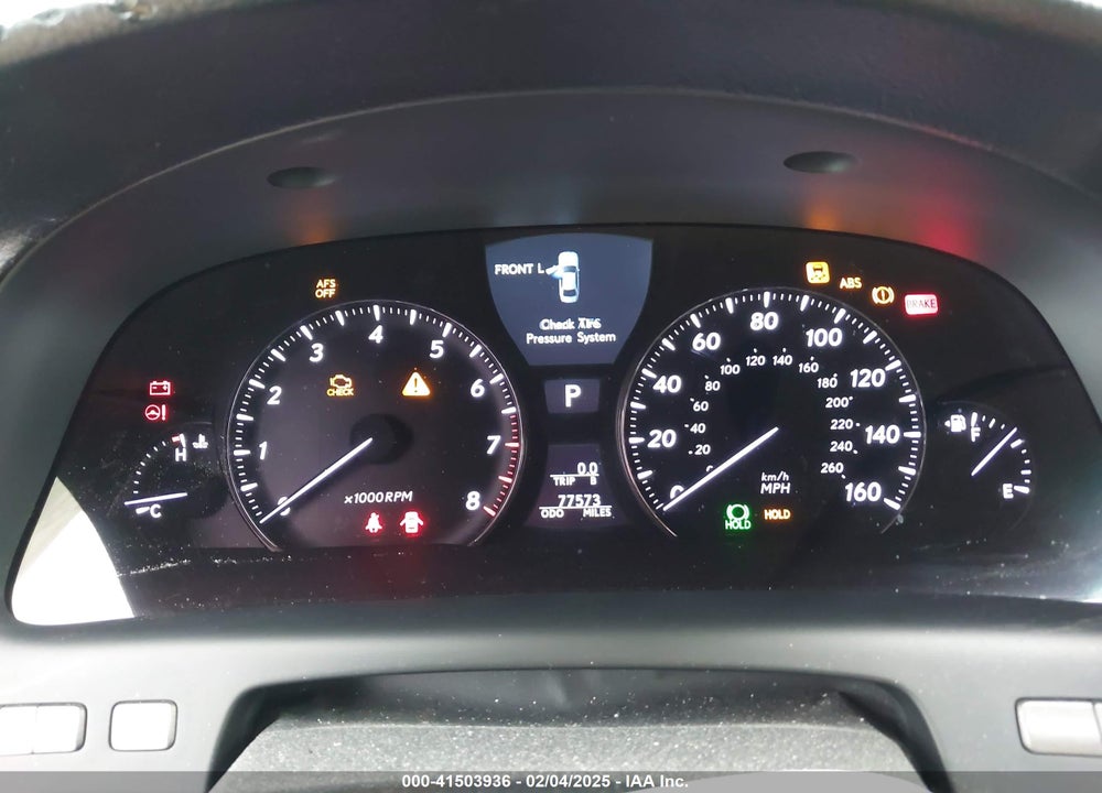 2007 LEXUS LS 460 VIN: JTHBL46F875051275