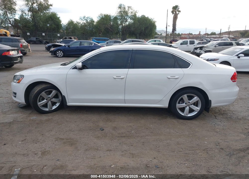 2014 VOLKSWAGEN PASSAT 1.8T SE VIN: 1VWBT7A32EC047566