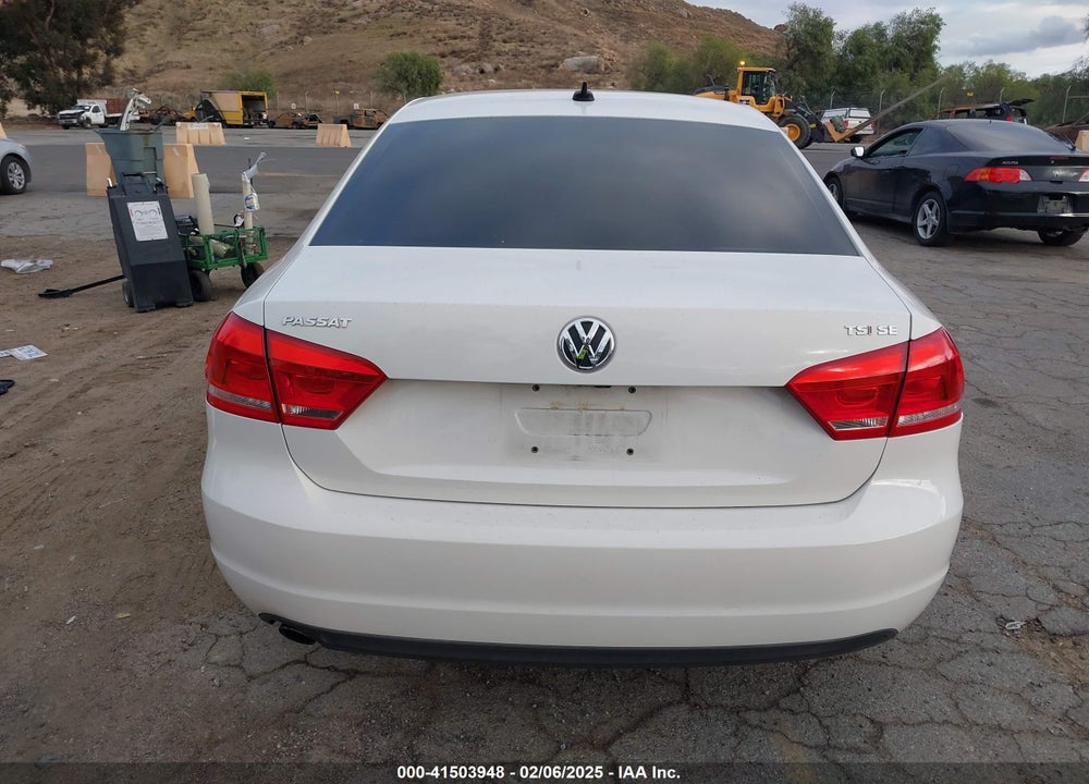2014 VOLKSWAGEN PASSAT 1.8T SE VIN: 1VWBT7A32EC047566
