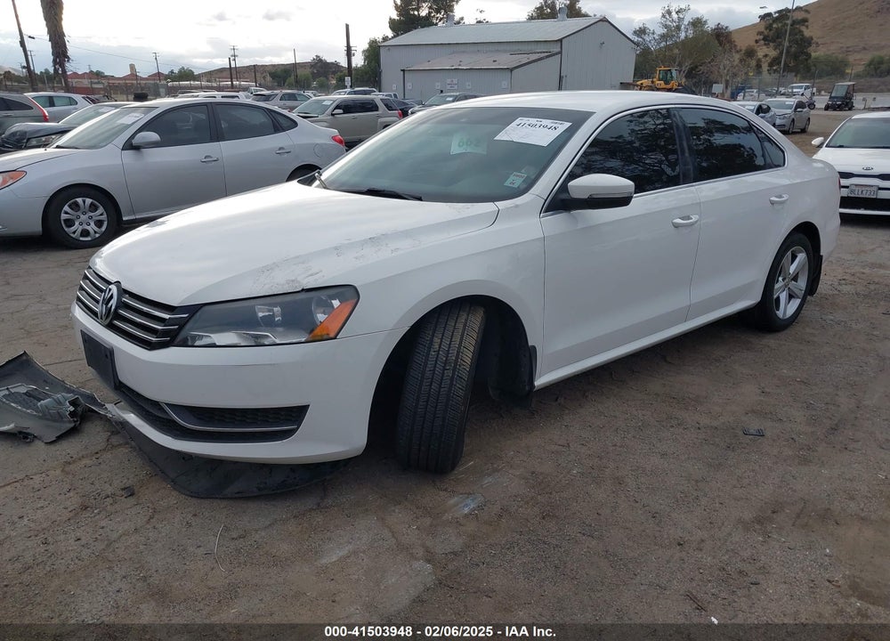 2014 VOLKSWAGEN PASSAT 1.8T SE VIN: 1VWBT7A32EC047566