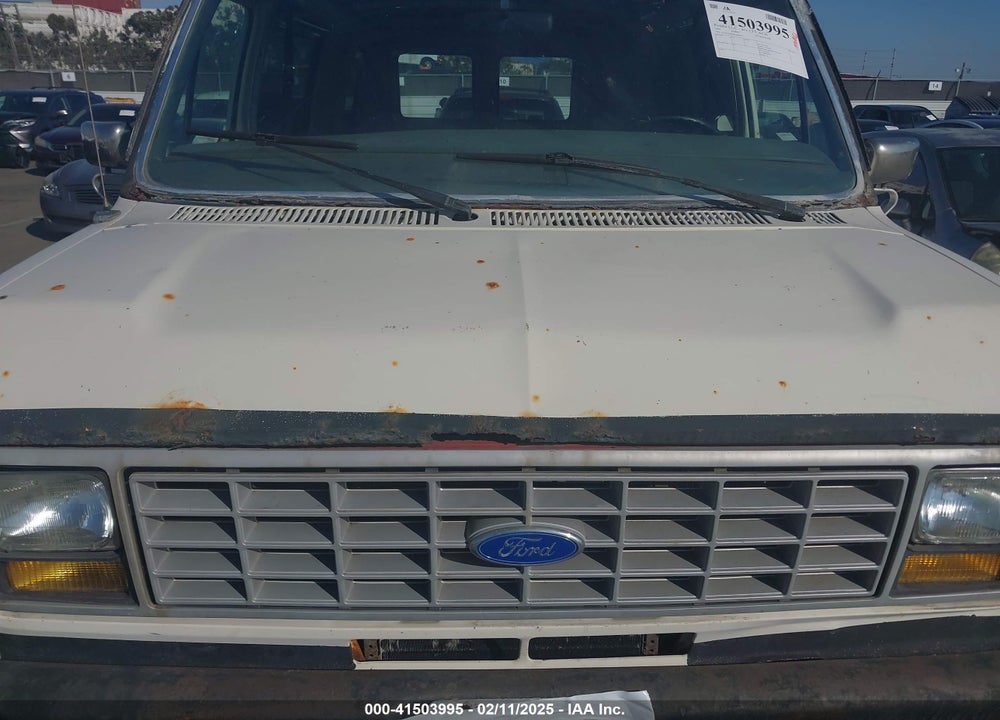 1991 FORD ECONOLINE E350 VAN VIN: 1FTJE34H2MHA06641