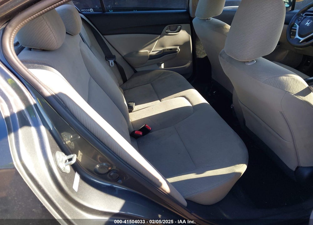 2013 HONDA CIVIC VIN: 2HGFB2F56DH540653