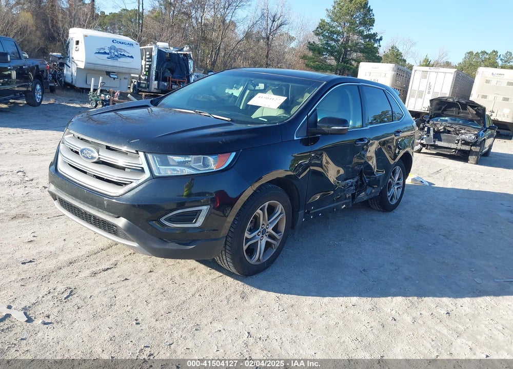2016 FORD EDGE TITANIUM VIN: 2FMPK3K95GBB48770