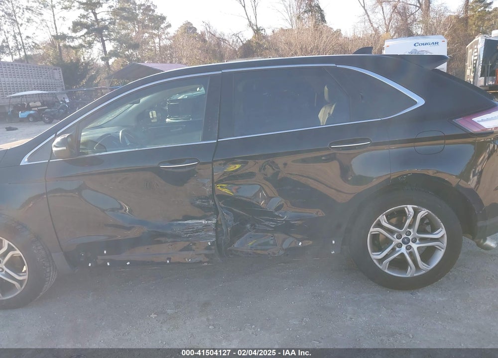 2016 FORD EDGE TITANIUM VIN: 2FMPK3K95GBB48770