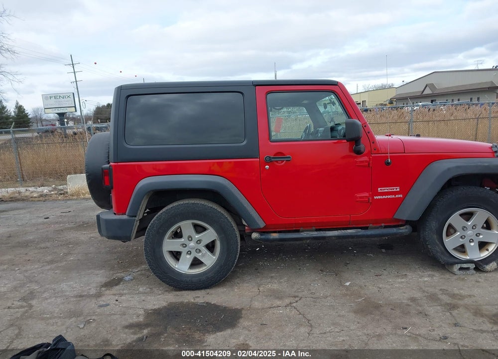 2011 JEEP WRANGLER SPORT VIN: 1J4AA2D12BL510068