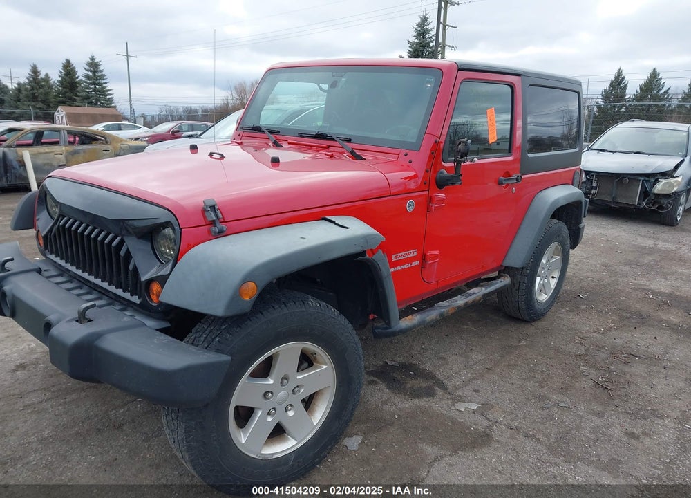 2011 JEEP WRANGLER SPORT VIN: 1J4AA2D12BL510068