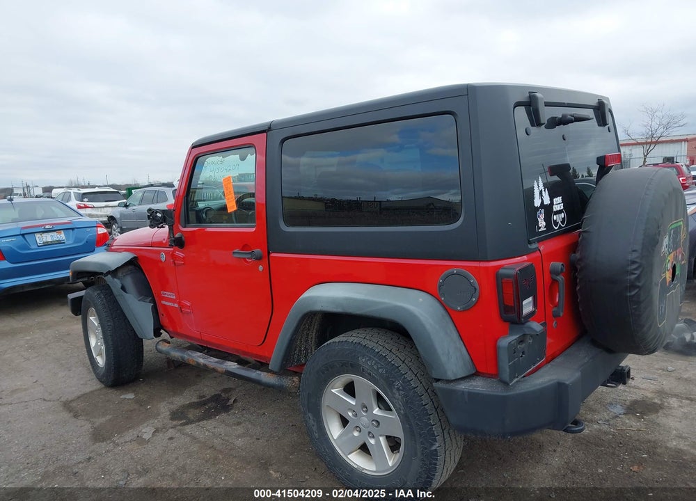 2011 JEEP WRANGLER SPORT VIN: 1J4AA2D12BL510068