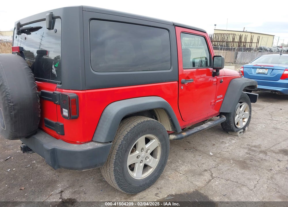 2011 JEEP WRANGLER SPORT VIN: 1J4AA2D12BL510068