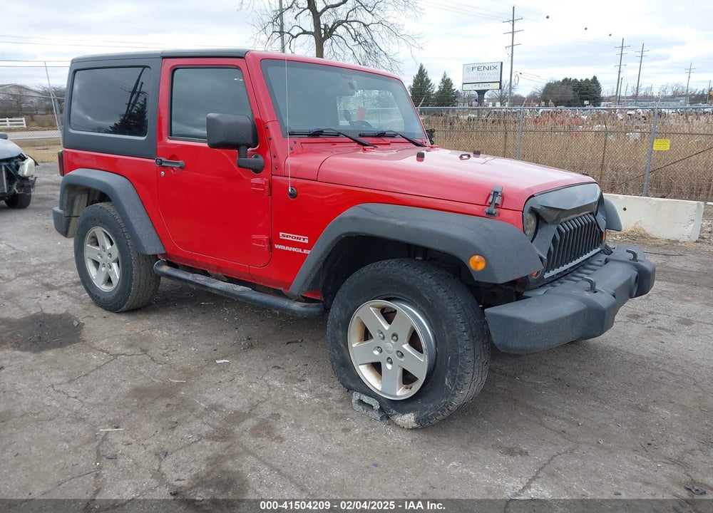 2011 JEEP WRANGLER SPORT VIN: 1J4AA2D12BL510068