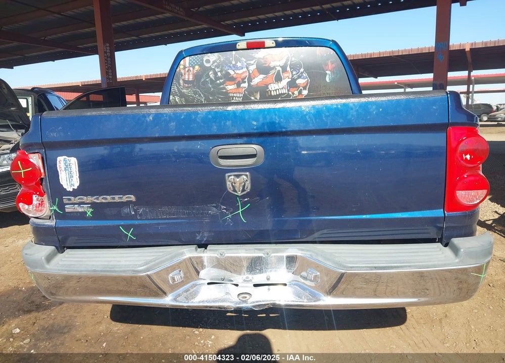 2006 DODGE DAKOTA SLT VIN: 1D7HE48KX6S583200