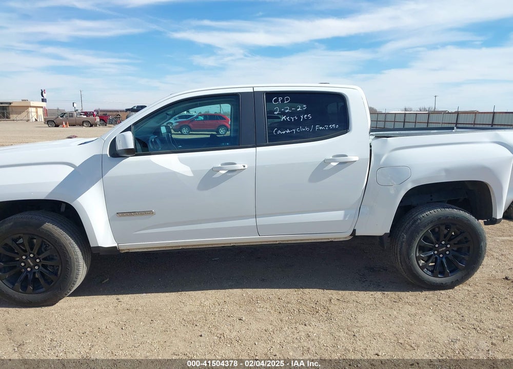 2022 GMC CANYON 2WD SHORT BOX ELEVATION VIN: 1GTG5CENXN1314469