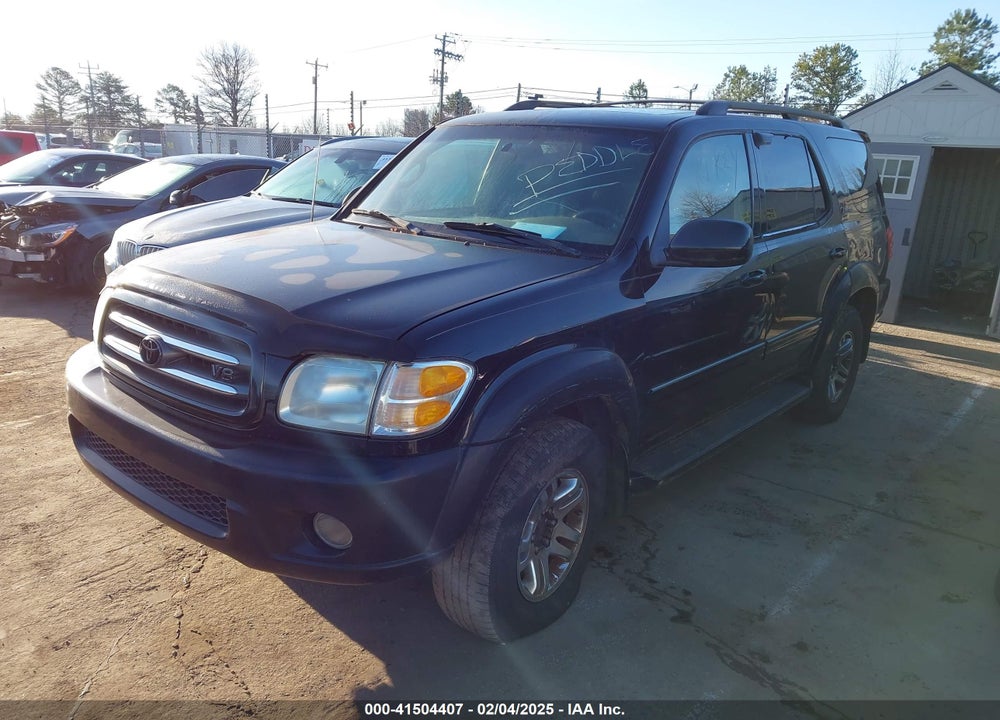 2004 TOYOTA SEQUOIA LIMITED V8 VIN: 5TDBT48A54S229281