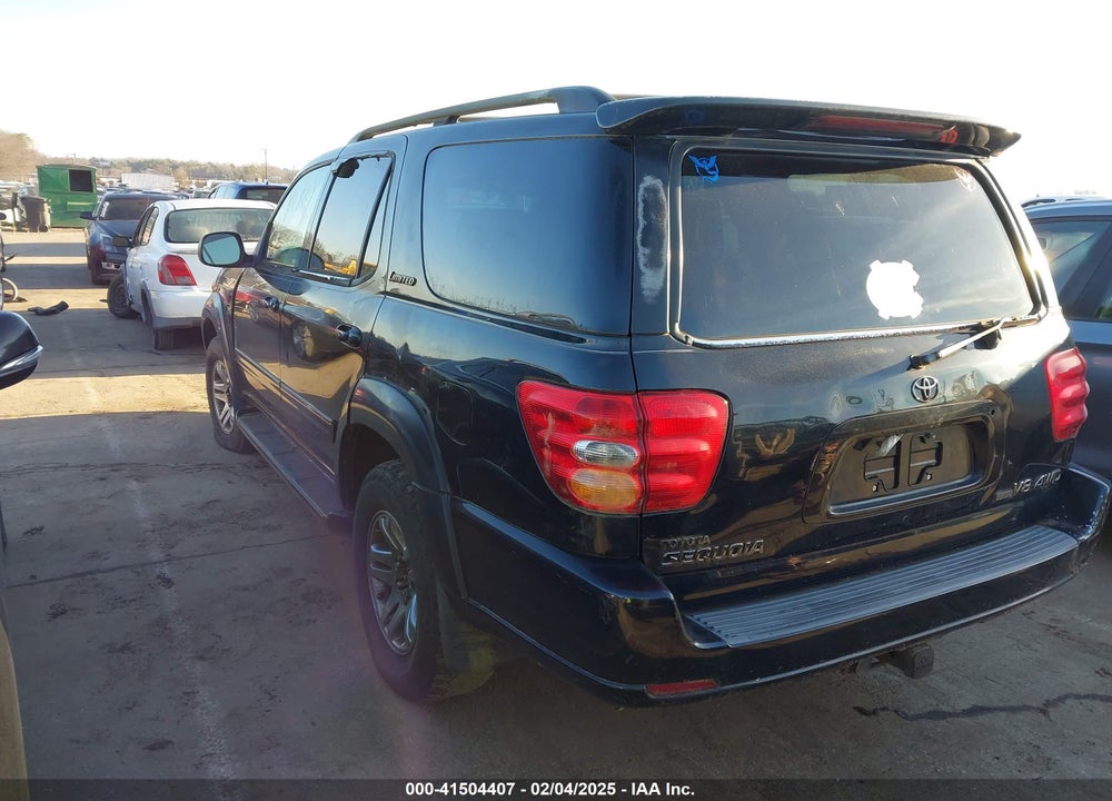 2004 TOYOTA SEQUOIA LIMITED V8 VIN: 5TDBT48A54S229281