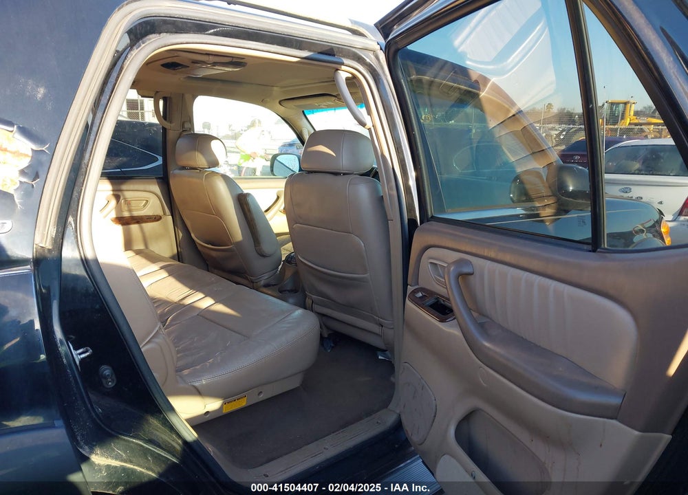 2004 TOYOTA SEQUOIA LIMITED V8 VIN: 5TDBT48A54S229281