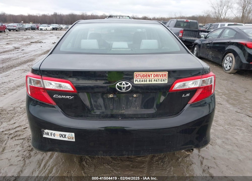 2012 TOYOTA CAMRY LE VIN: 4T1BF1FK7CU005128