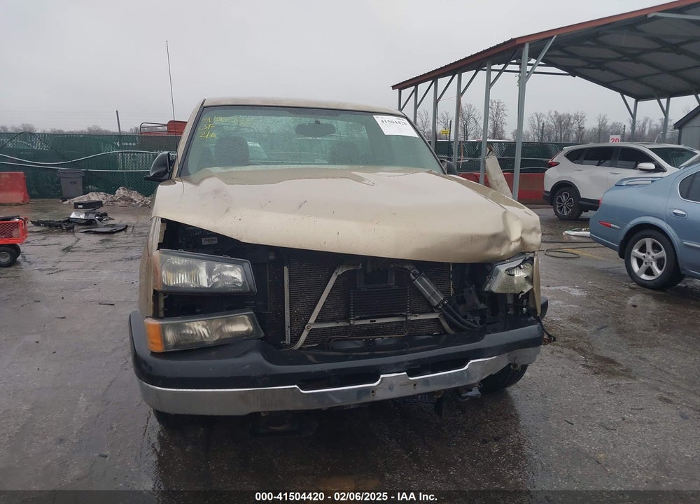 2006 CHEVROLET SILVERADO 1500 WORK TRUCK VIN: 1GCEC14VX6E115841