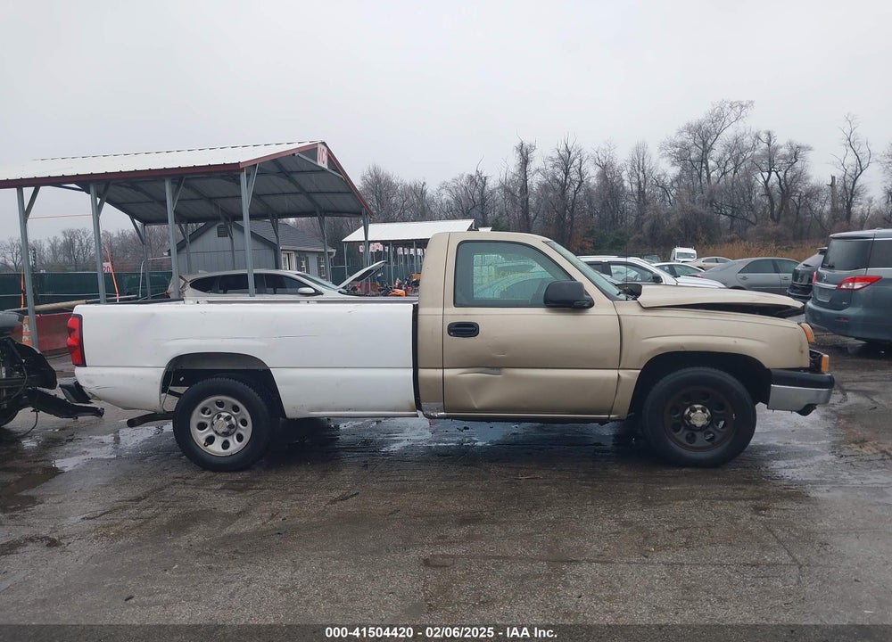 2006 CHEVROLET SILVERADO 1500 WORK TRUCK VIN: 1GCEC14VX6E115841