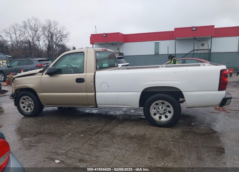 2006 CHEVROLET SILVERADO 1500 WORK TRUCK VIN: 1GCEC14VX6E115841