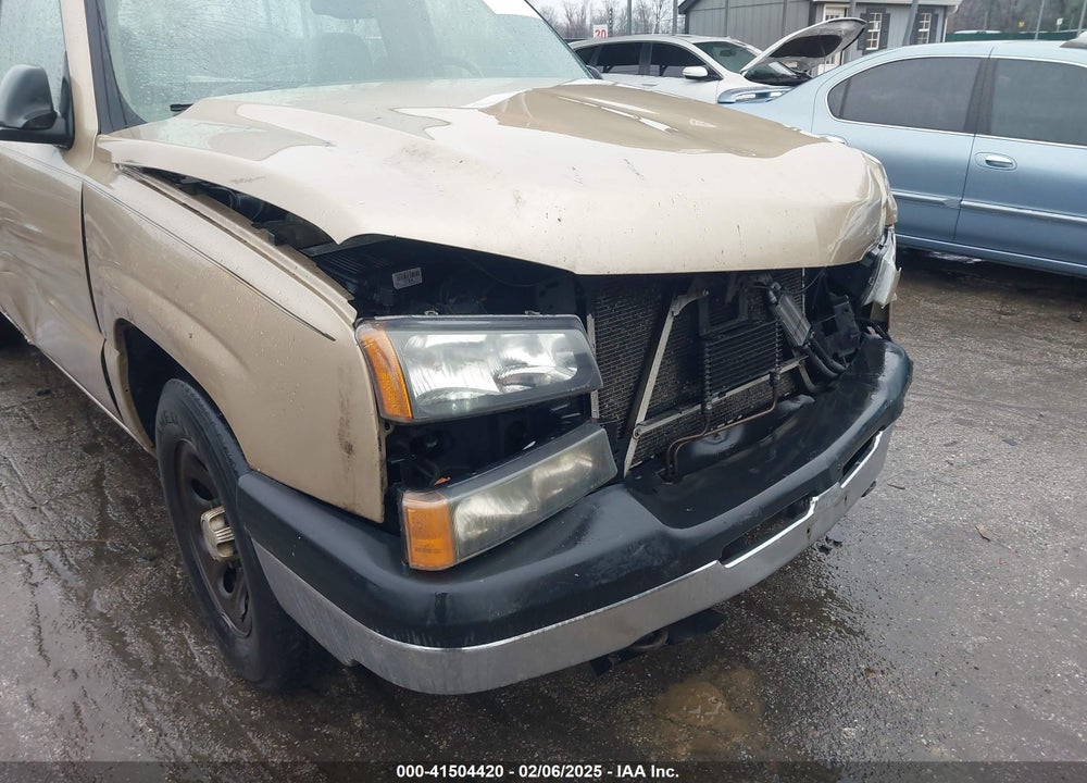 2006 CHEVROLET SILVERADO 1500 WORK TRUCK VIN: 1GCEC14VX6E115841