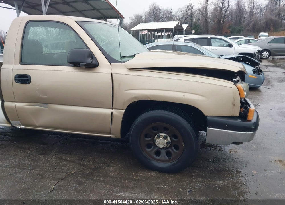 2006 CHEVROLET SILVERADO 1500 WORK TRUCK VIN: 1GCEC14VX6E115841