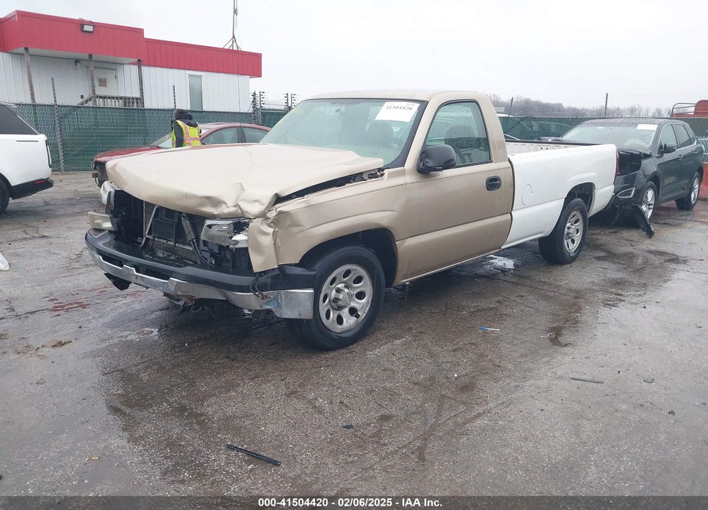 2006 CHEVROLET SILVERADO 1500 WORK TRUCK VIN: 1GCEC14VX6E115841