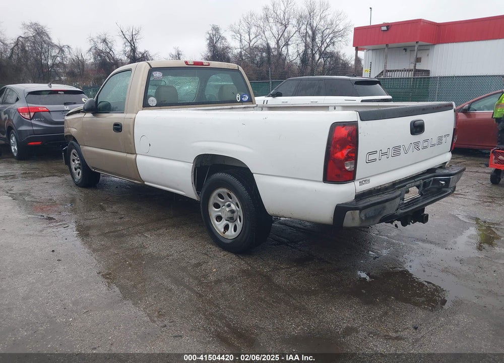 2006 CHEVROLET SILVERADO 1500 WORK TRUCK VIN: 1GCEC14VX6E115841