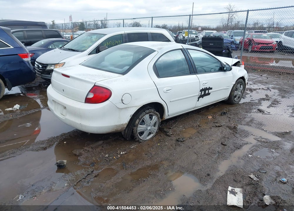 2000 DODGE NEON HIGHLINE VIN: 1B3ES46C7YD783364
