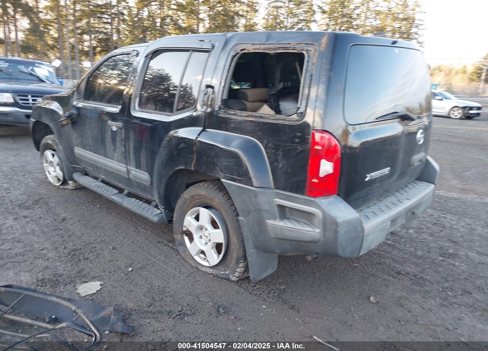 2005 NISSAN XTERRA S VIN: 5N1AN08WX5C652933