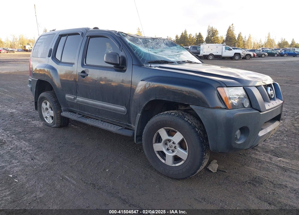 2005 NISSAN XTERRA S VIN: 5N1AN08WX5C652933