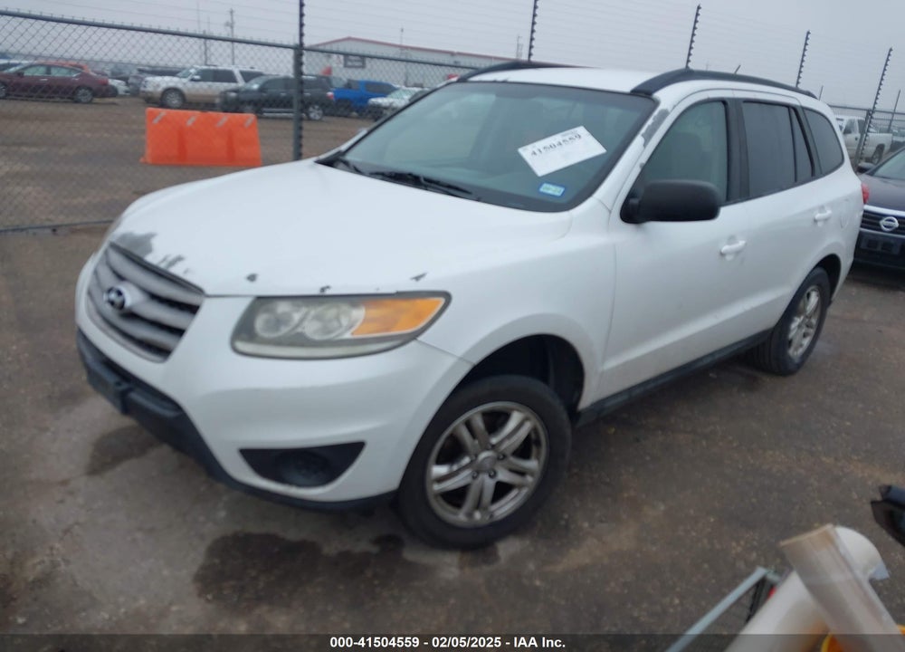2012 HYUNDAI SANTA FE GLS VIN: 5XYZG3AB8CG154927