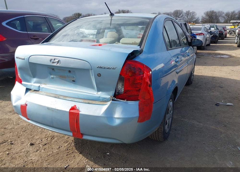 2009 HYUNDAI ACCENT VIN: KMHCN46C99U366936