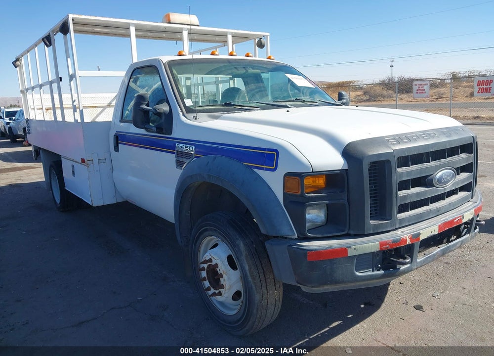 2008 FORD F-450 CHASSIS XL/XLT VIN: 1FDXF46R98EA18131