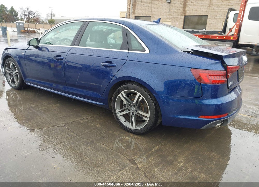 2018 AUDI A4 2.0T PREMIUM/2.0T TECH PREMIUM VIN: WAUENAF43JA091281