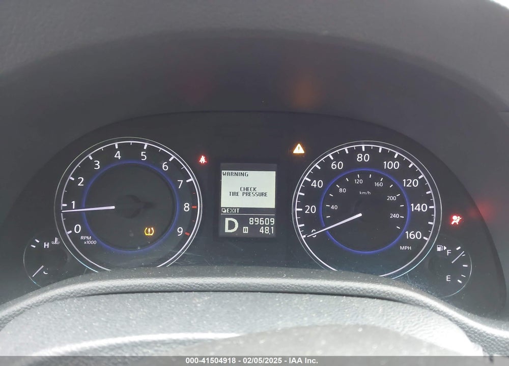 2011 INFINITI G37X VIN: JN1CV6AR9BM401026