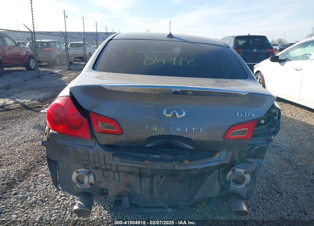 2011 INFINITI G37X VIN: JN1CV6AR9BM401026