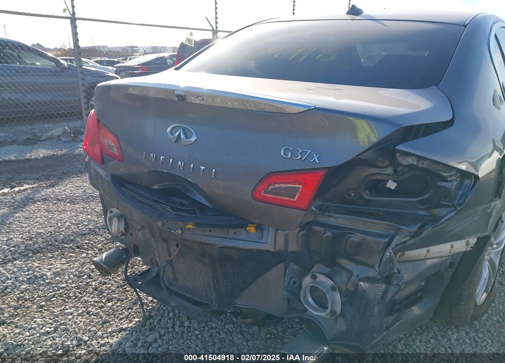 2011 INFINITI G37X VIN: JN1CV6AR9BM401026