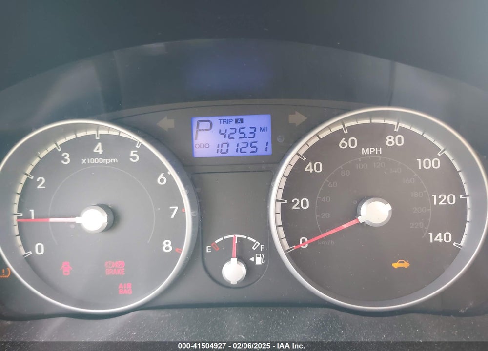 2011 HYUNDAI ACCENT GLS VIN: KMHCN4AC9BU617273