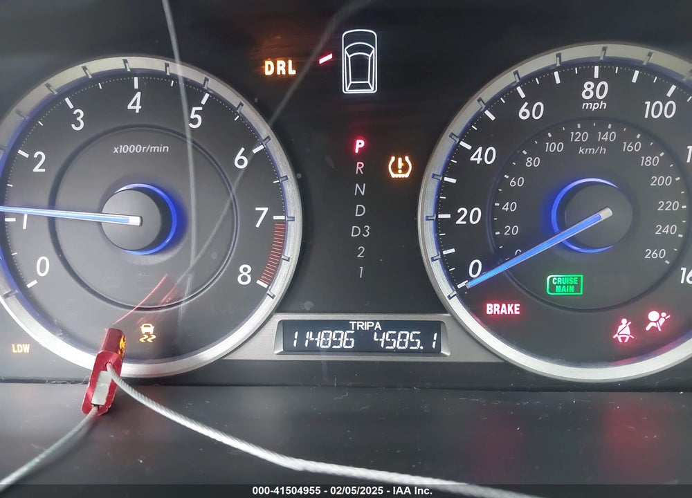 2014 HONDA CROSSTOUR VIN: 5J6TF3H54EL001598