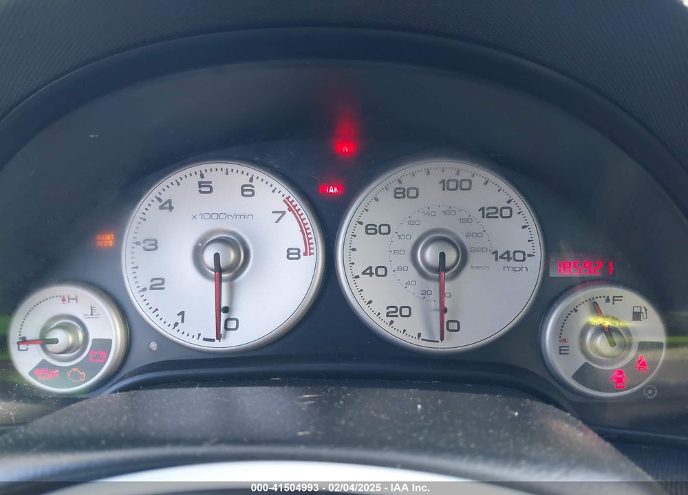 2003 ACURA RSX VIN: JH4DC53893C004458