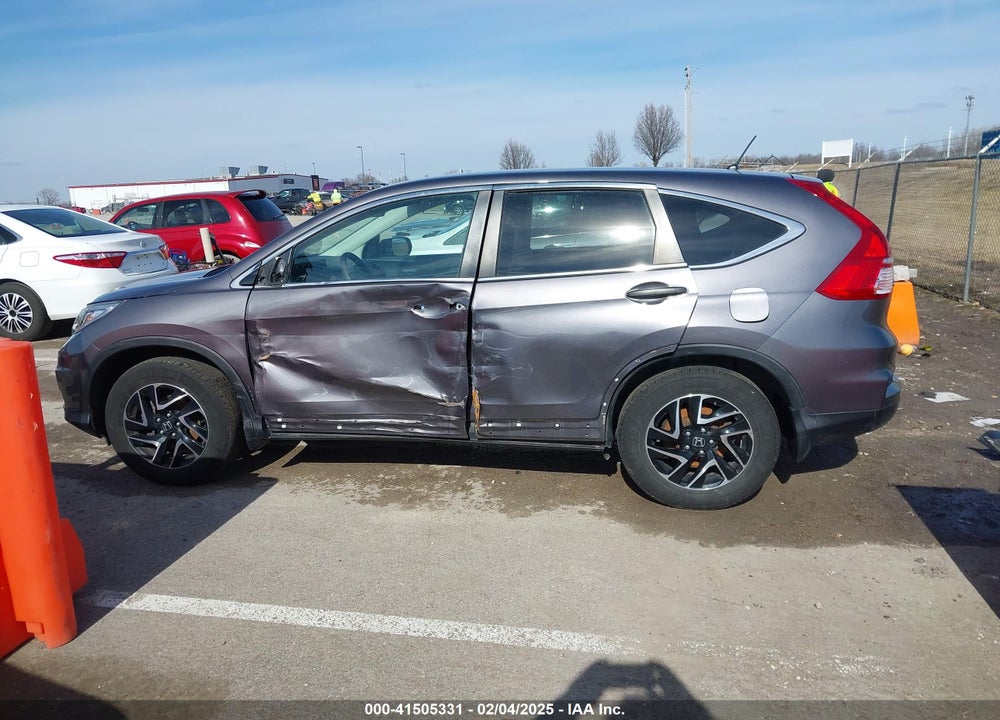2016 HONDA CR-V SE VIN: 5J6RM4H47GL103493
