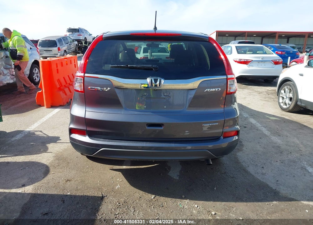 2016 HONDA CR-V SE VIN: 5J6RM4H47GL103493