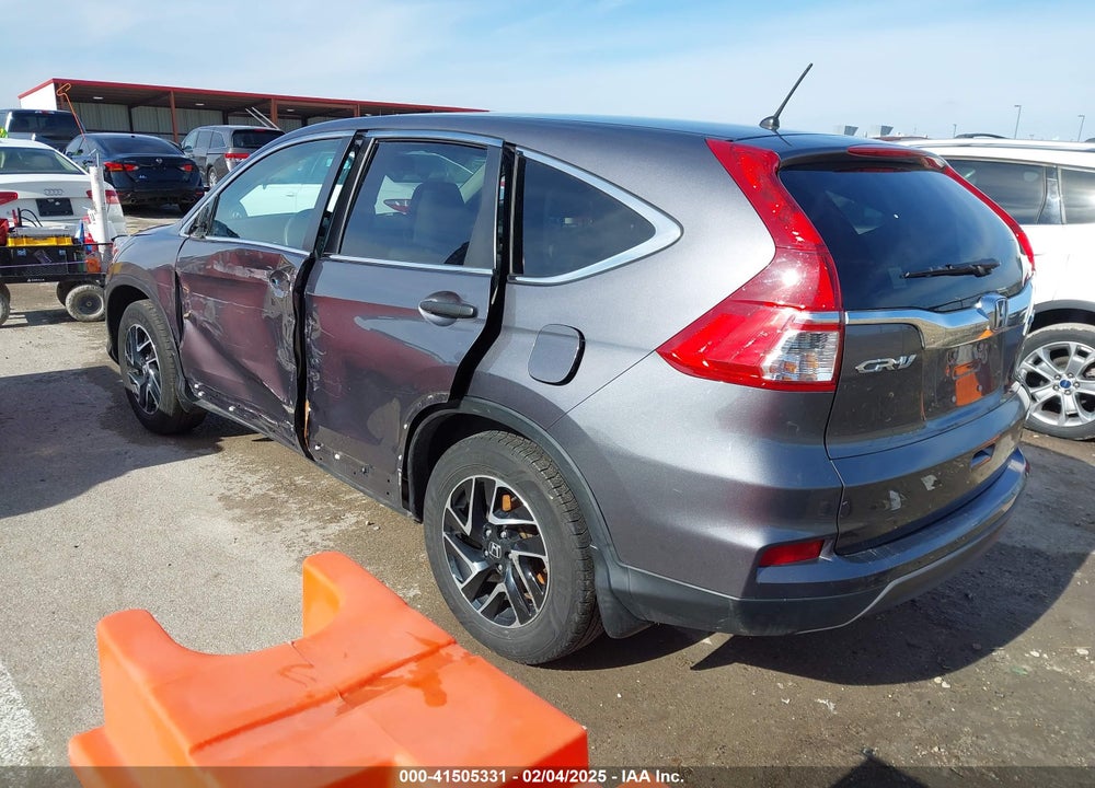 2016 HONDA CR-V SE VIN: 5J6RM4H47GL103493