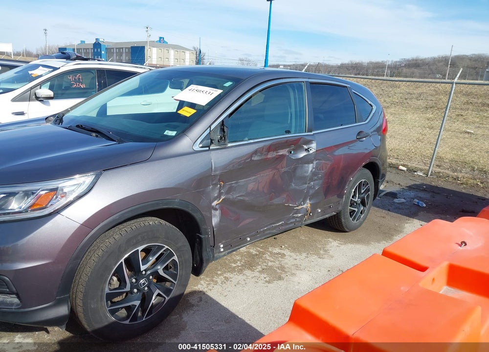 2016 HONDA CR-V SE VIN: 5J6RM4H47GL103493