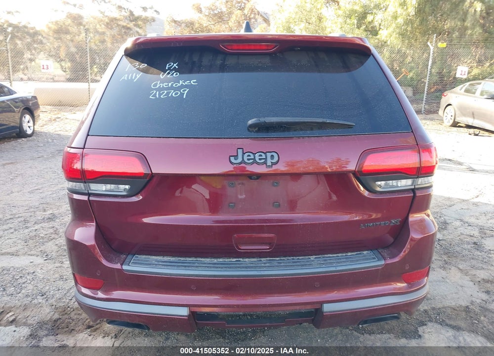 2020 JEEP GRAND CHEROKEE LIMITED X 4X2 VIN: 1C4RJEBGXLC212709