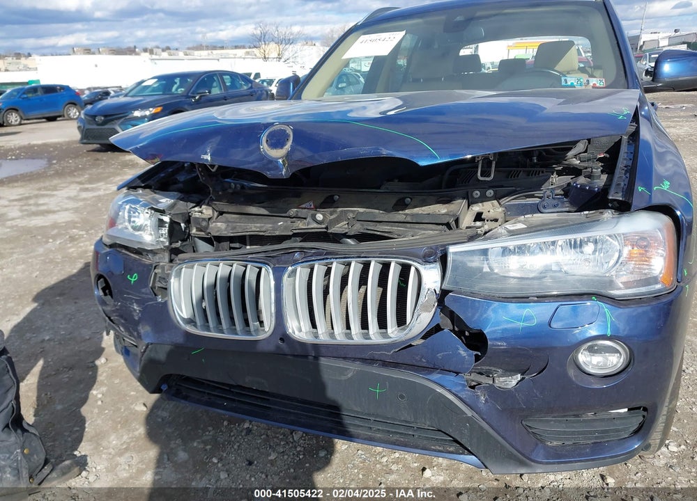 2016 BMW X3 XDRIVE28I VIN: 5UXWX9C56G0D81639