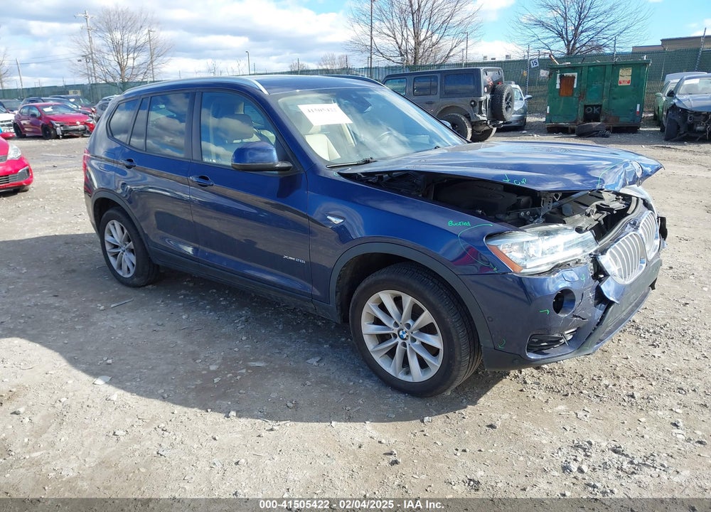 2016 BMW X3 XDRIVE28I VIN: 5UXWX9C56G0D81639