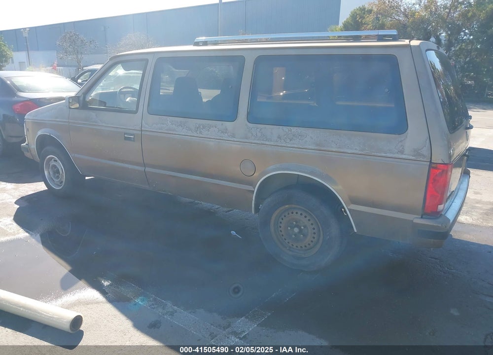 1989 PLYMOUTH GRAND VOYAGER SE VIN: 1P4FH4437KX578519