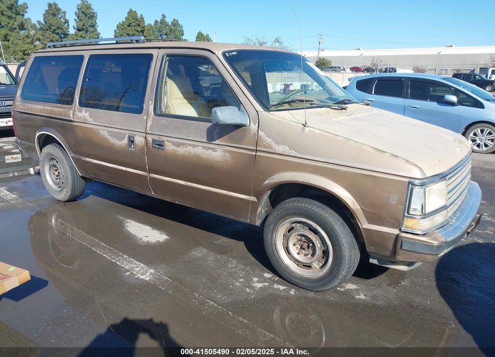 1989 PLYMOUTH GRAND VOYAGER SE VIN: 1P4FH4437KX578519