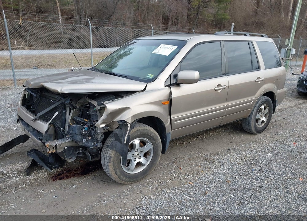 2006 HONDA PILOT EX VIN: 2HKYF18486H523888