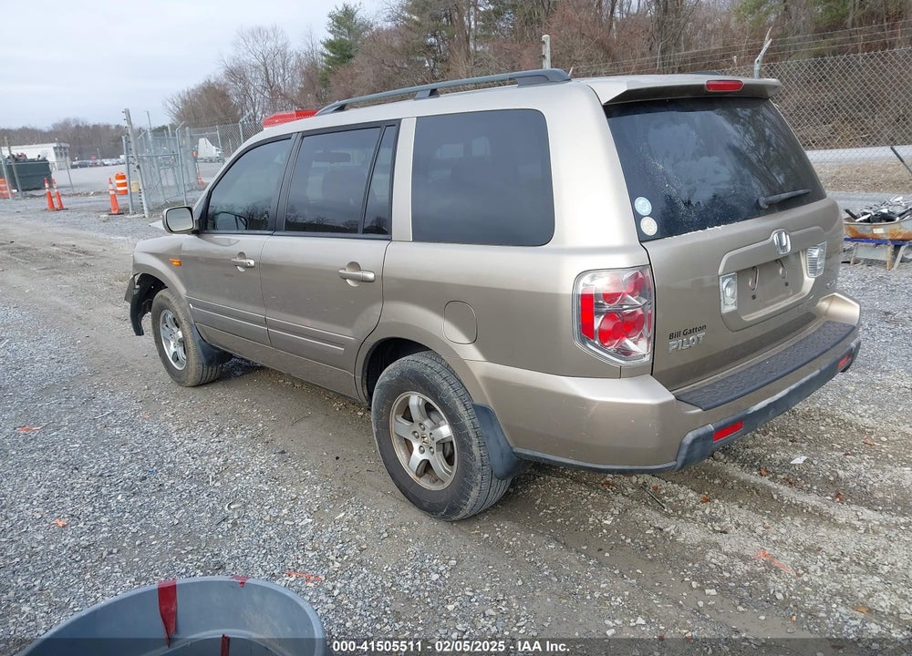 2006 HONDA PILOT EX VIN: 2HKYF18486H523888